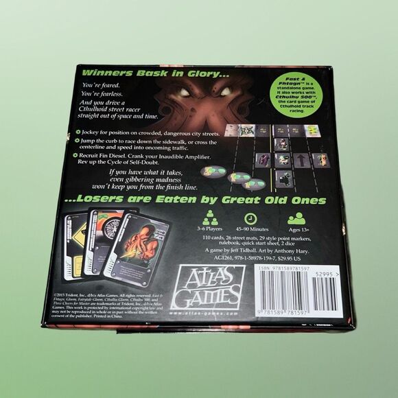 New Atlas Games Fast & Fhtagn Card Game Open Box - Picture 4 of 7